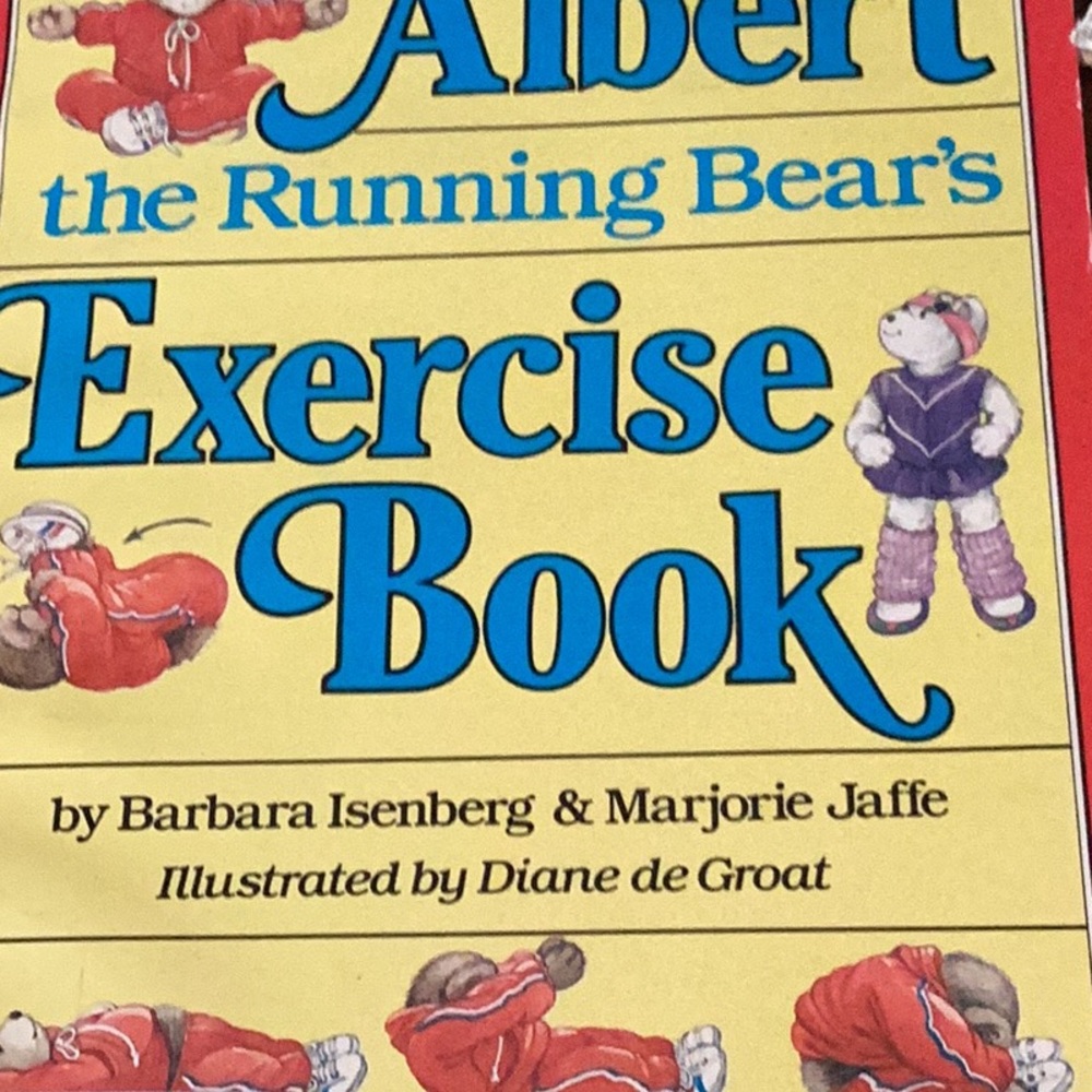 🐸 CHILDRENS BOOK Albert the Running Bear’s EXERCISE BOOK 📕